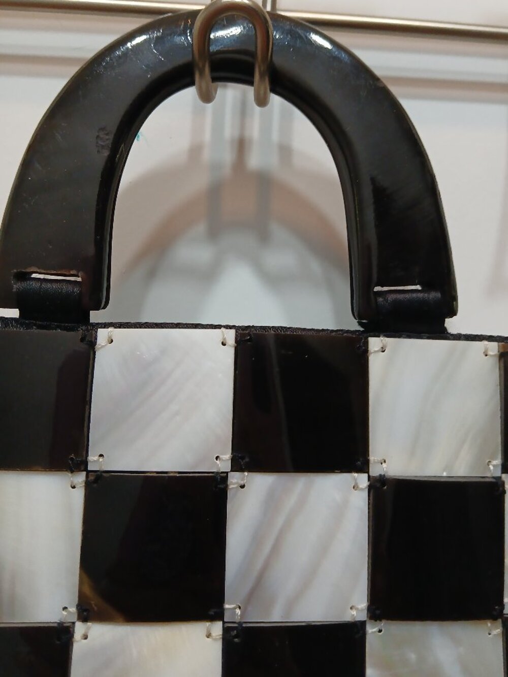 Accessorize Checkerboard Shell Mini๐ค๐ค - Picture 6 of 10